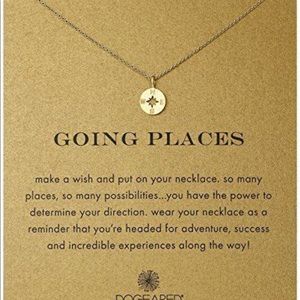 Compass wanderlust going places necklace